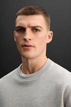 HAZEL GREY CREW NECK SWEATSHIRT