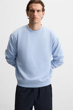 SKY BLUE CREW NECK SWEATSHIRT