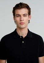 BLACK LUXURIOUS POLO-SHIRT