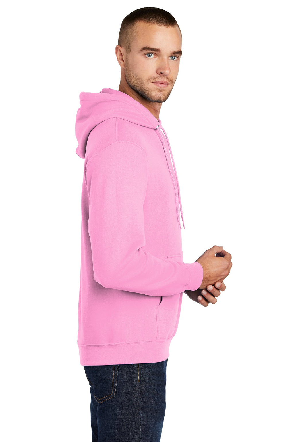 Candy Pink Pullover Hooded Sweat