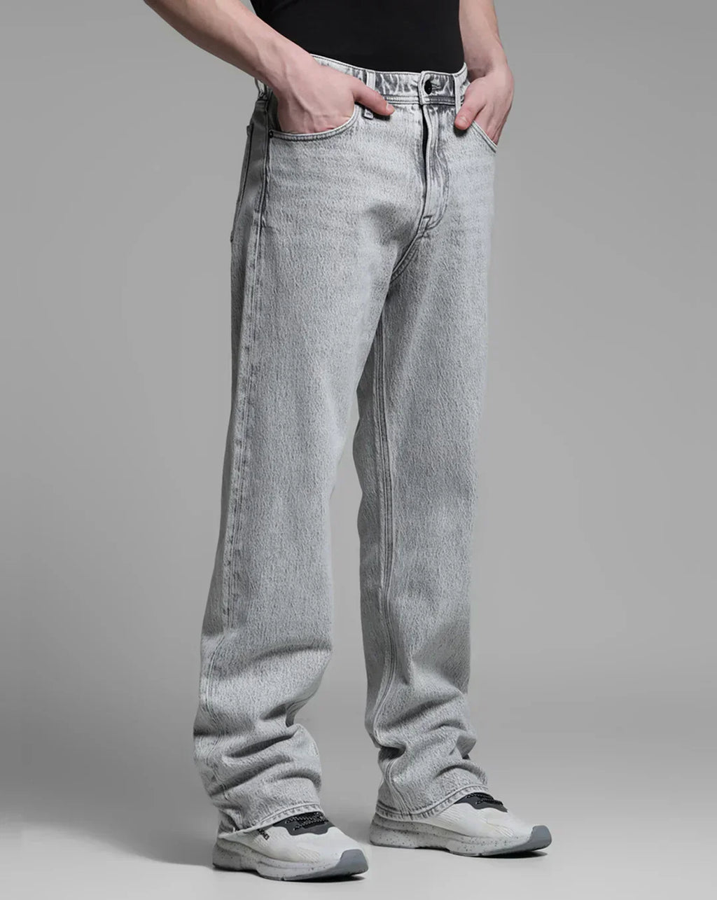 Silver Baggy American Pant
