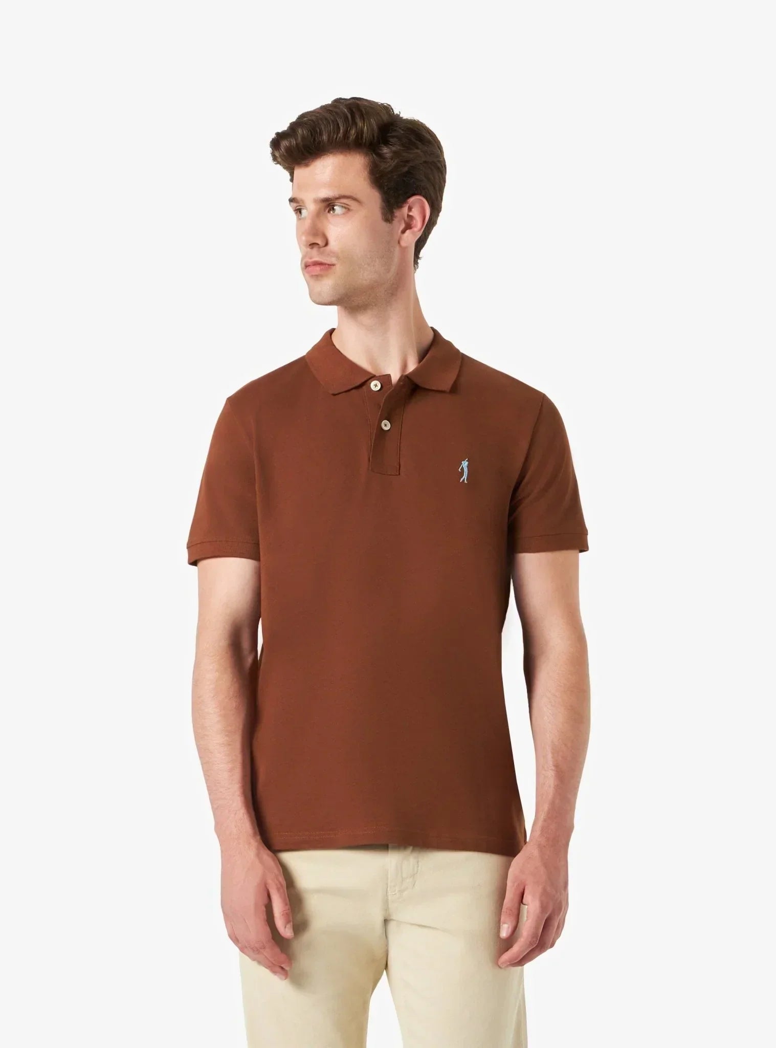 BROWN SUPREME POLO-SHIRT