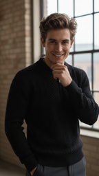 Black Designer Zipper Old Money